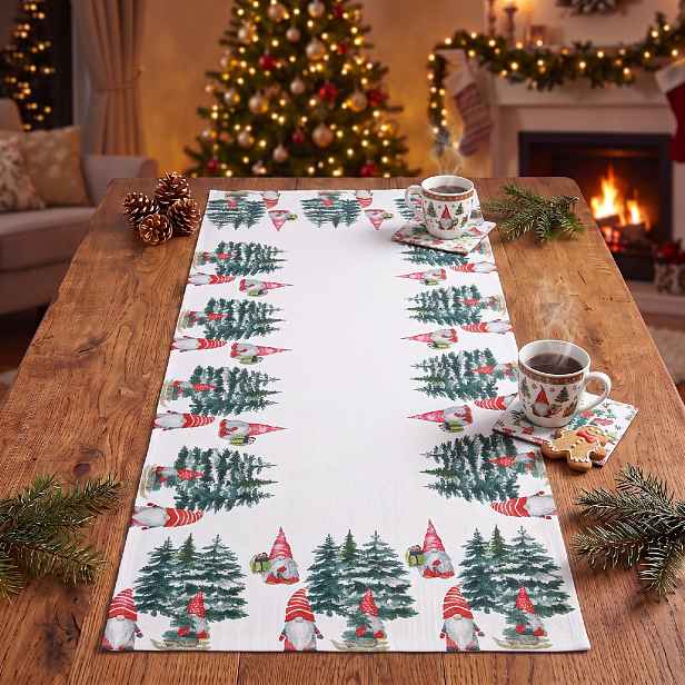 Vánoční běhoun na stůl CHRISTMAS ELF 40x85 cm