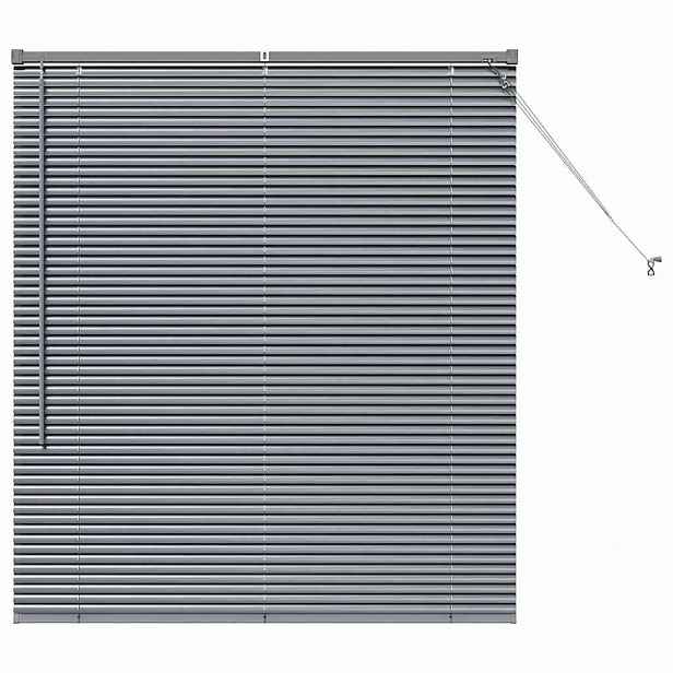 vidaXL Venet školní žaluzie Tmavě šedá 130 x 110 cm 25 mm Hliník