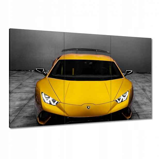 Obrazy 120x80 Žlutý auto Fura