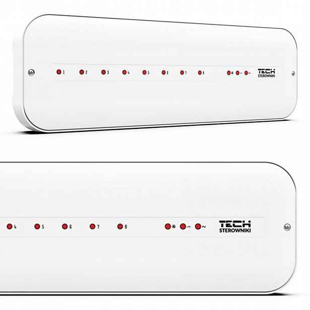 Ovládací Lišta Podlahového Vytápění Pro 8 Topných Zón Tech L-5 S