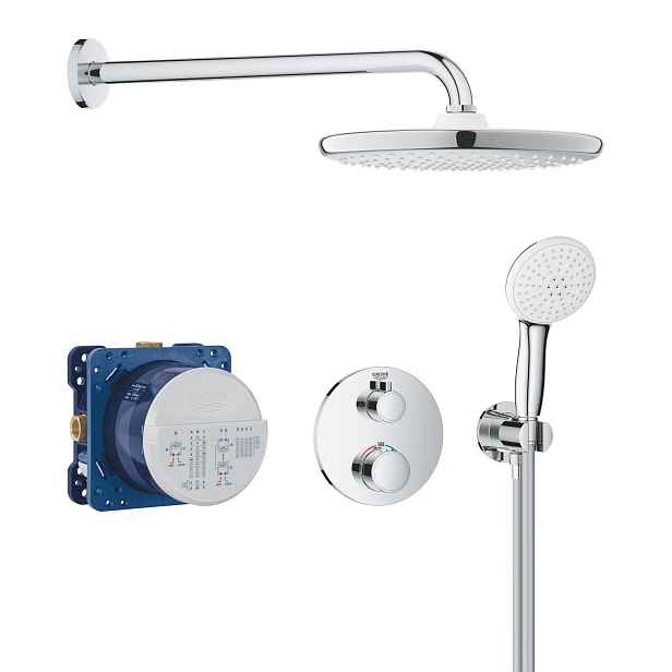 Systém sprchový termostatický Grohe Grohtherm Tempesta 250 chrom