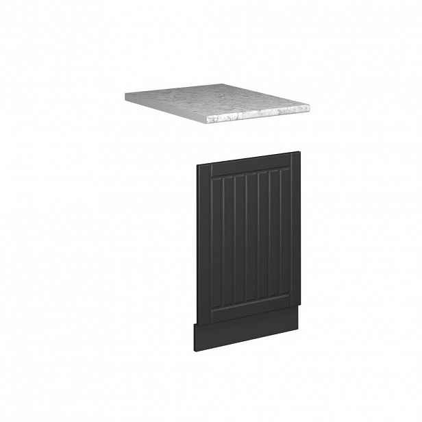 Vicco PŘEDNÍ PANEL Fame-Line Tmavě šedá 45 cm , PD Mramor
