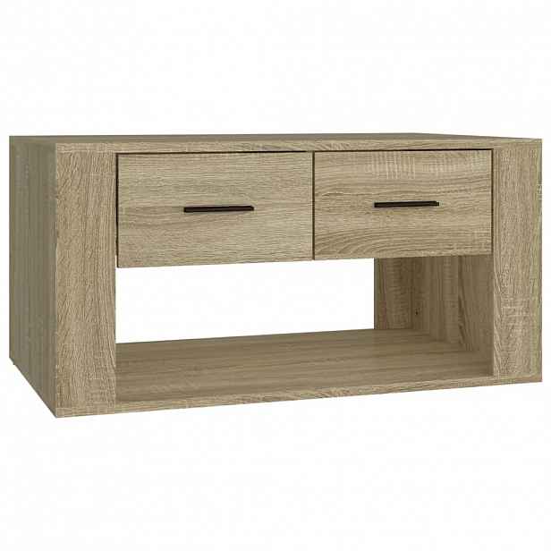 vidaXL Konferenční stolek dub sonoma 80x50x40 cm kompozitní dřevo