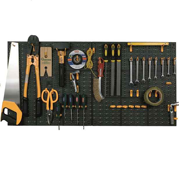 ARTPLAST Velký panel na nářadí s 50 háčky