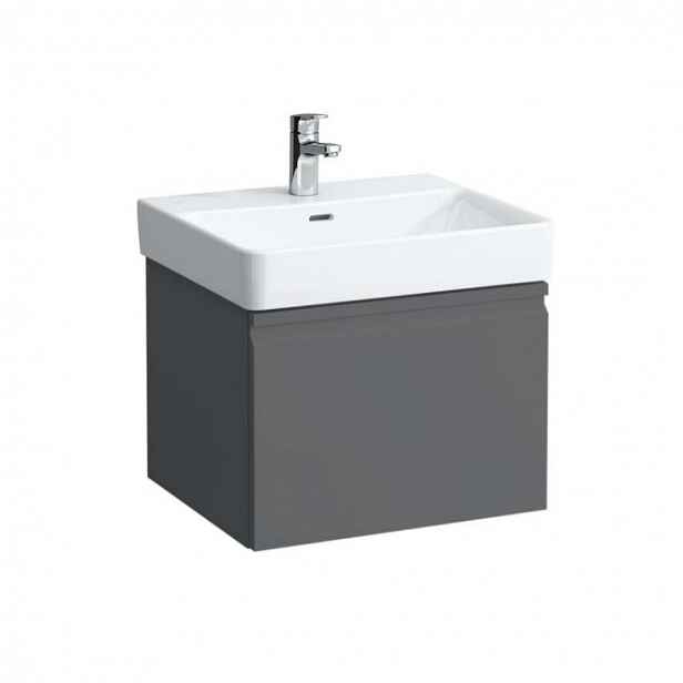 Laufen Pro S - Umyvadlová skříňka, 52x45x39 cm, 1 zásuvka, grafit mat H4833510964801