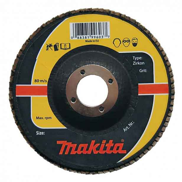 Makita - Lamelový brusný kotouč, P40, průměr 125 mm P-65492