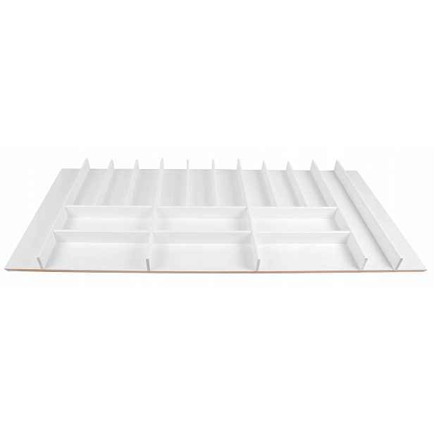 Příborník Elletipi Wood Line do zásuvky 120 cm, bílý, Plc M50120 18