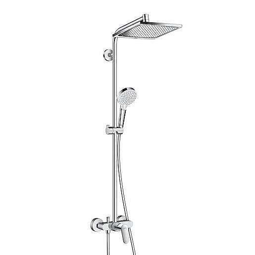 Sprchový systém Hansgrohe Crometta E na stěnu s pákovou baterií chrom 27284000