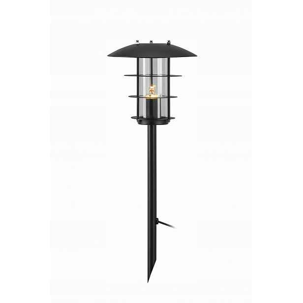 Venkovní sloupková zahradní lampa UNITE12 Pole Černá Markslojd