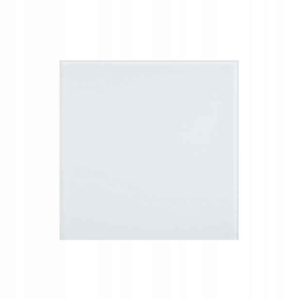 Koupelnový ventilátor Krátké skleněné hrdlo Bílý Lesk Standard 100 mm