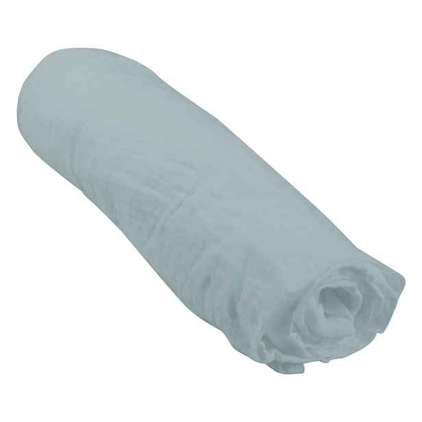 Napínací mušelínové dětské prostěradlo do postýlky 70x140 cm – Bébé Douceur