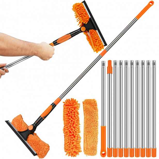 Stěrka na okna Bedee Teleskop 424 cm s otočnou hlavicí na mytí skel