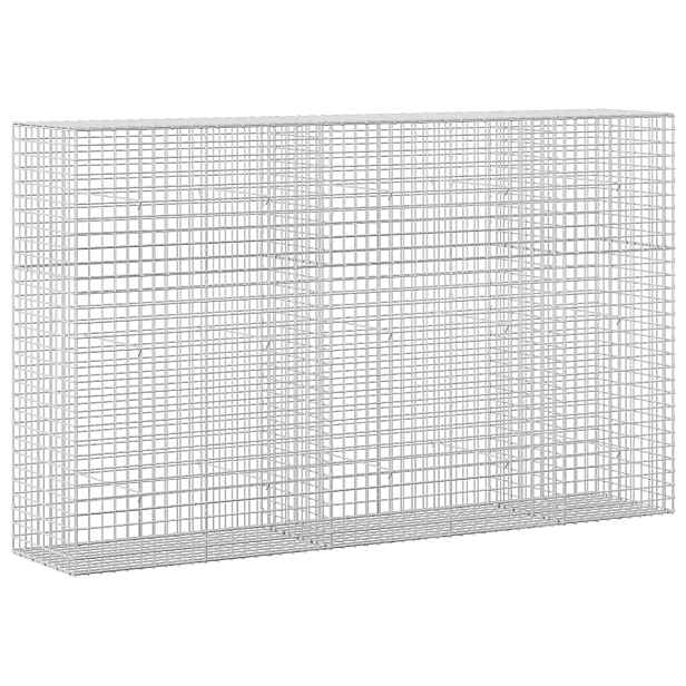 vidaXL Gabion s drátem 3,5 mm a síťkou 5x5 cm 250x50x150 cm