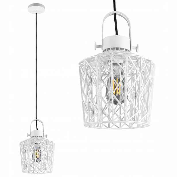 Závěsné stropní svítidlo Loft Lustr Retro Bílá
