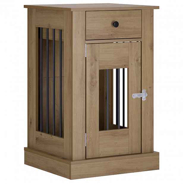 vidaXL Nábytek pro psí kotec Dub artisan 50 x 47,5 x 80 cm