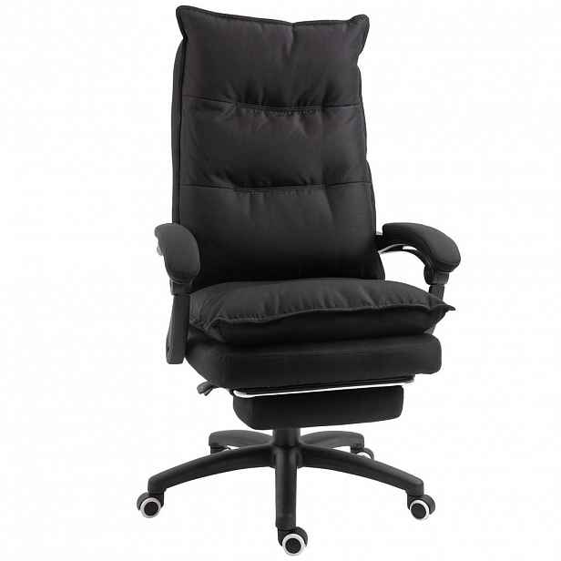 Vinsetto KANCELÁŘSKÁ ŽIDLE s masážní funkcí, ergonomická kancelářská židle, černá