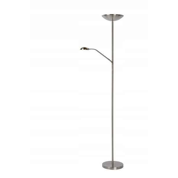 Stojací Led lampa 20W 3000K Zenith stříbrná 180 cm Lucide