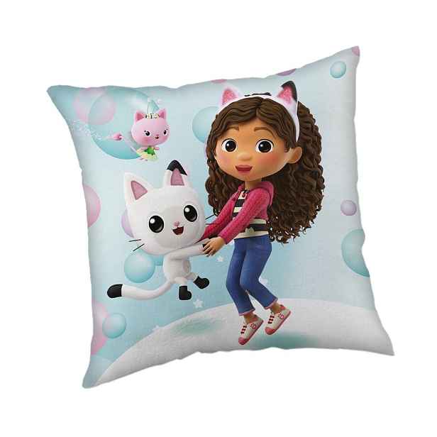 Dětský polštářek 40x40 cm Gabby's Dollhouse "Bubbles" – Jerry Fabrics