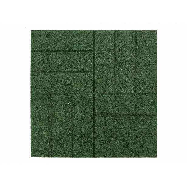 Gumová dlaždice ASLON Design 50 x 50 cm, zelená