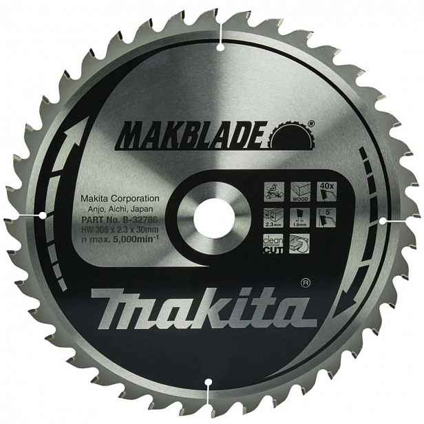 Makita - Pilový kotouč na dřevo 305x30 mm, 40 zubů B-32786