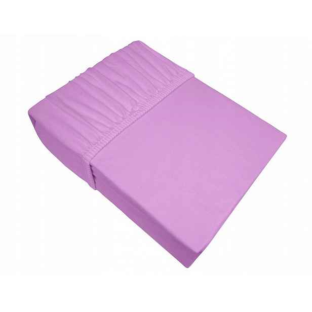 Prostěradlo jersey s gumou silné Bielbaw 200x220 vřesové