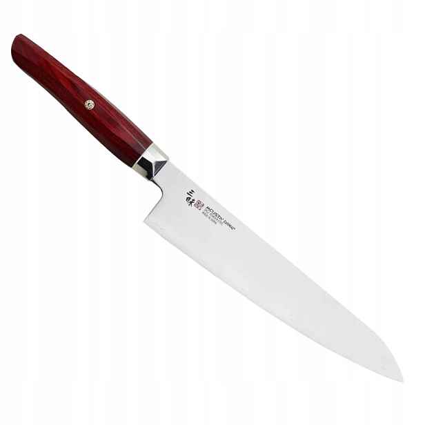 Mcusta Zanmai Red Revolution SPG2 Japonský Nůž pro šéfkuchaře 21 cm