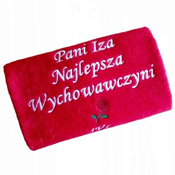 Dárek pro vychovatelku k Dni Učitelů, ručník s výšivkou