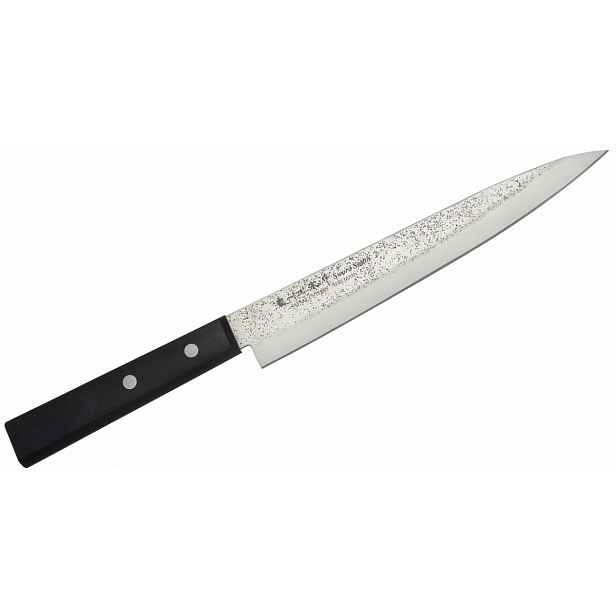Nůž Yanagi Sashimi 20,5 cm Satake Nashiji Black Pakka