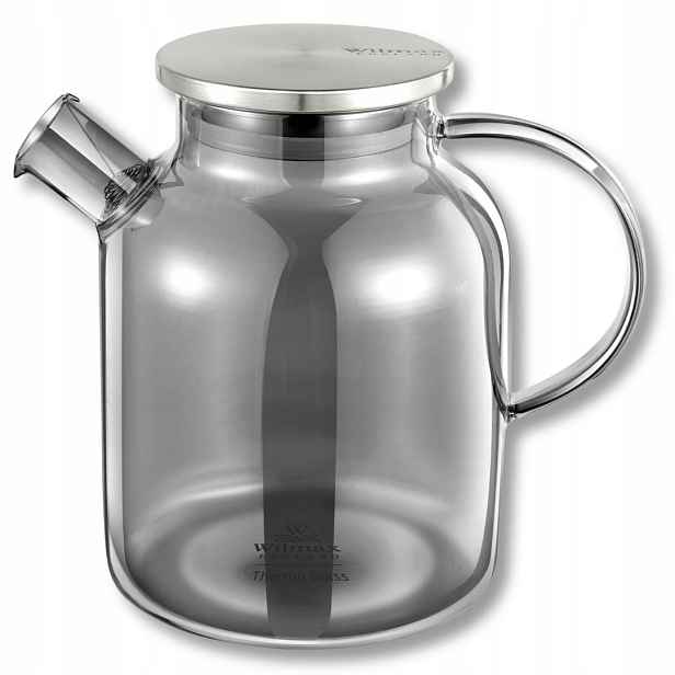 Skleněná konvice na čaj s louhovacím sítkem a víkem, 1,6 l, Wilmax