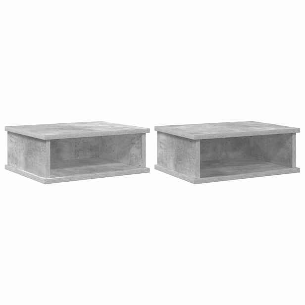 vidaXL Noční stolek 2 ks Betonově šedá 40 x 31 x 15 cm