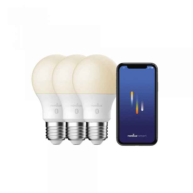 Led žárovky E27 3x Smart Bílá 900 lumenů Stmívatelné 2200-6500K Nordlux