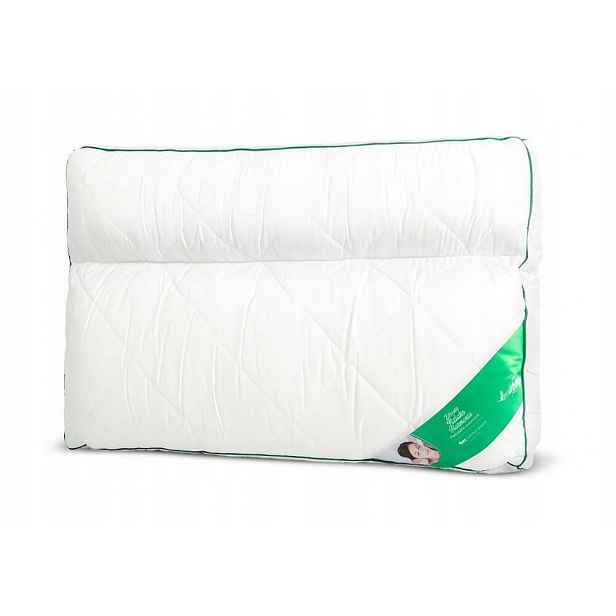 Polštář 50x70 2 komorový z mikrovlákna, 1050 g, bílý