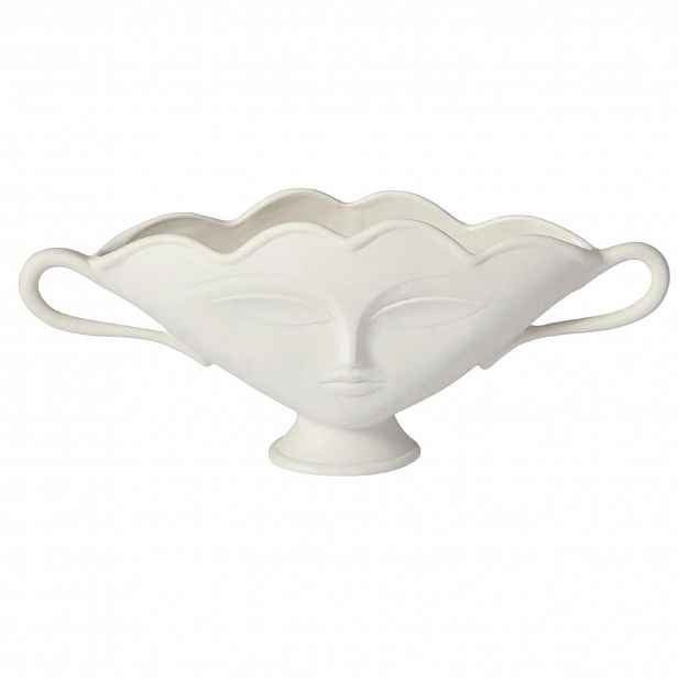 Porcelánová váza Jonathan Adler Giuliette malá 39 cm, bílá