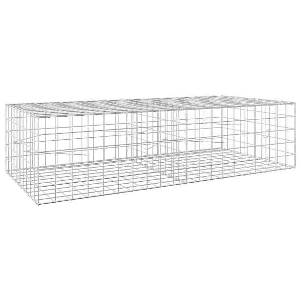 vidaXL Gabion s drátem 5 mm a síťkou 10x10 cm 200x100x50 cm