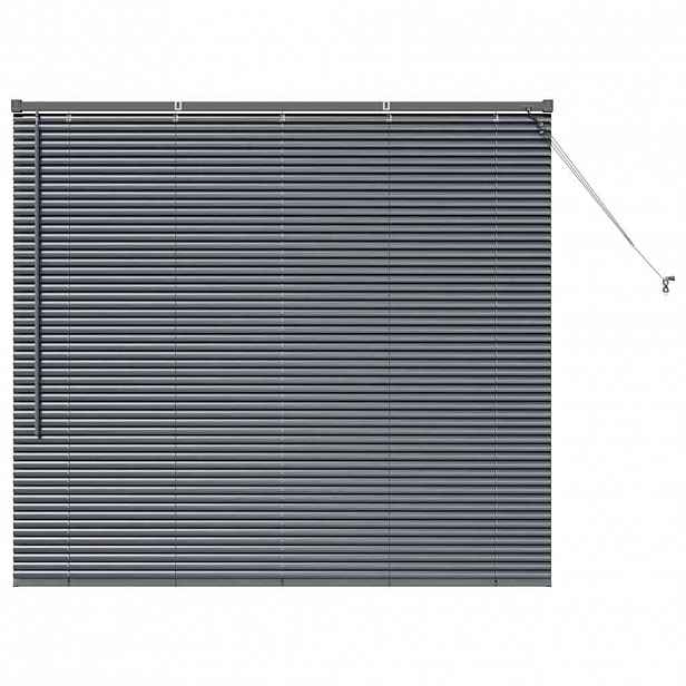 vidaXL Venet školní žaluzie Tmavě šedá 130 x 150 cm 25 mm Hliník