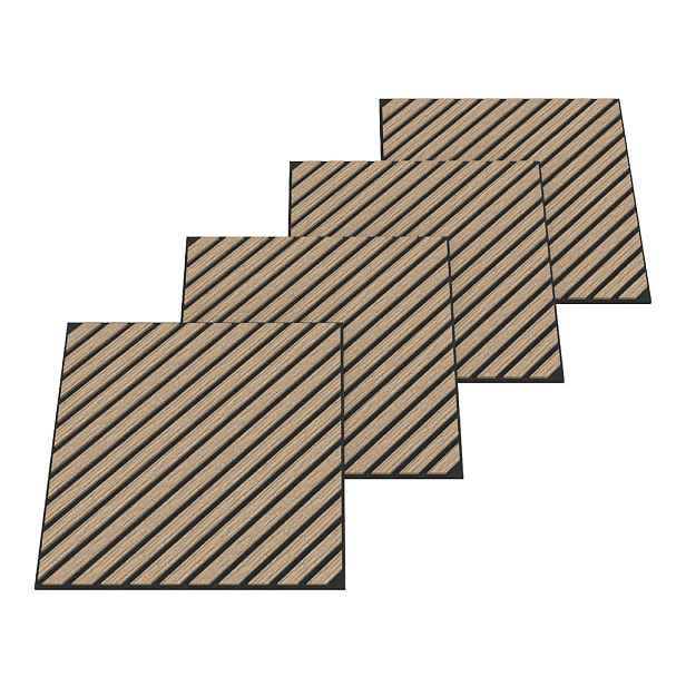 NEU.HOLZ AKUSTICKÝ SET STĚNOVÝCH PANELŮ Vang 4-dílný II