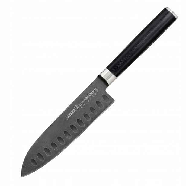 Nůž Santoku Samura Mo-V Stonewash 13,8 cm ocel AUS-8 SM-0093B