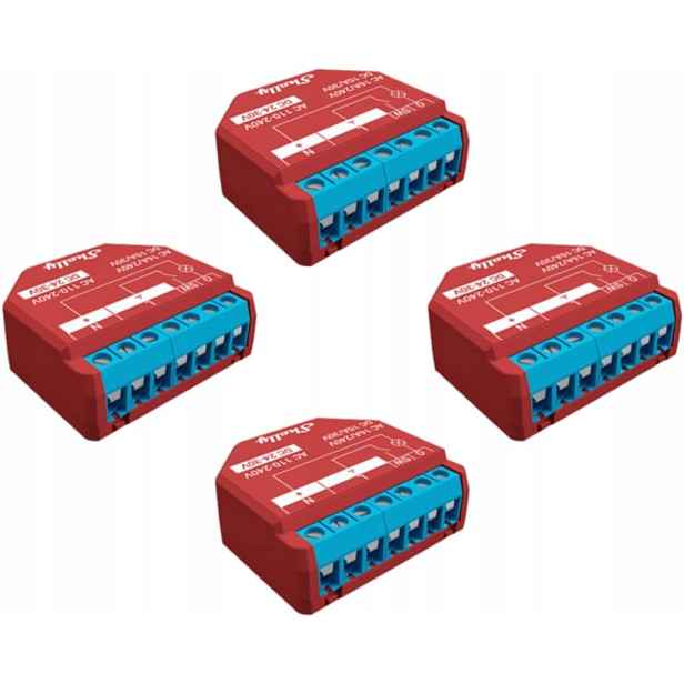 Přepínač Shelly Plus WiFi – 4 kusy