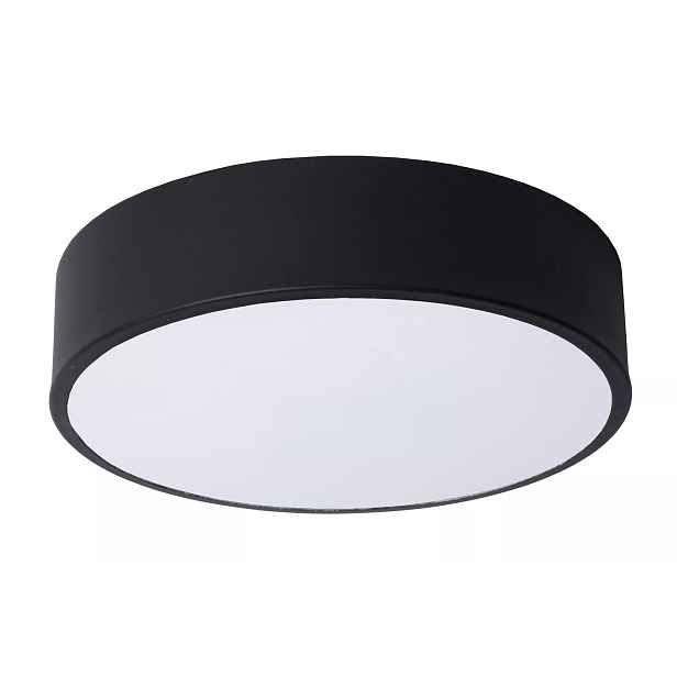 Stropní svítidlo stropní svítidlo Led černé kulatý 20 cm do ložnice obývacího pokoje Lucide