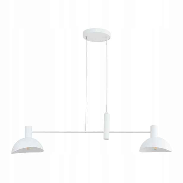 Stropní Svítidlo Závěsný lustr Artis Bílý 2 zdroje E14 Sigma Lighting