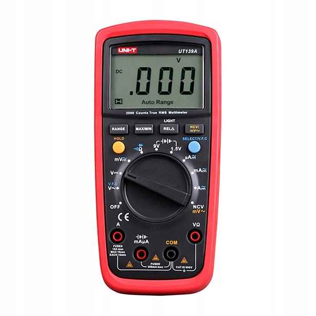 Uni-t UT139A Profesionální digitální multimetr True Rms Ncv Měřič Ac/dc