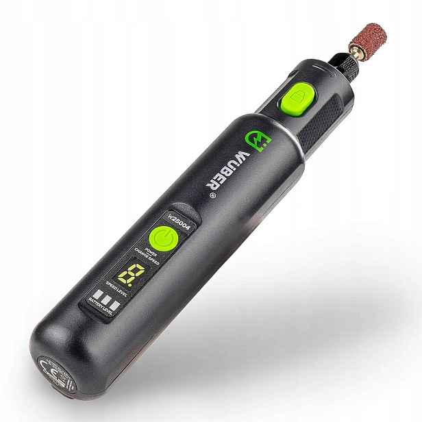 Wuber W25004, Mini akumulátorová í bruska 3,7 V Li-Ion, 5 000-18 000 ot/min