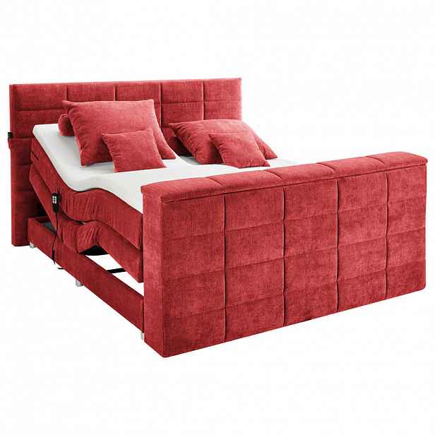 Carryhome POSTEL BOXSPRING, 180/200 cm, červená