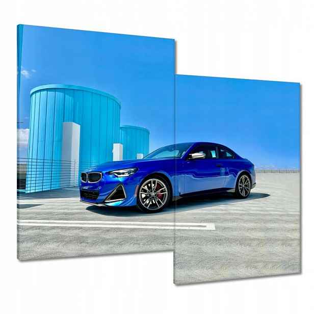 Obrazy 80x70 Modré Bmw Auto