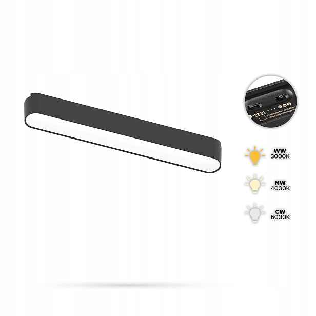 Reflektor Flood 12W F12 Slim Track a FiberFLEX 24VDC 3CCT 3000,4000,6000K