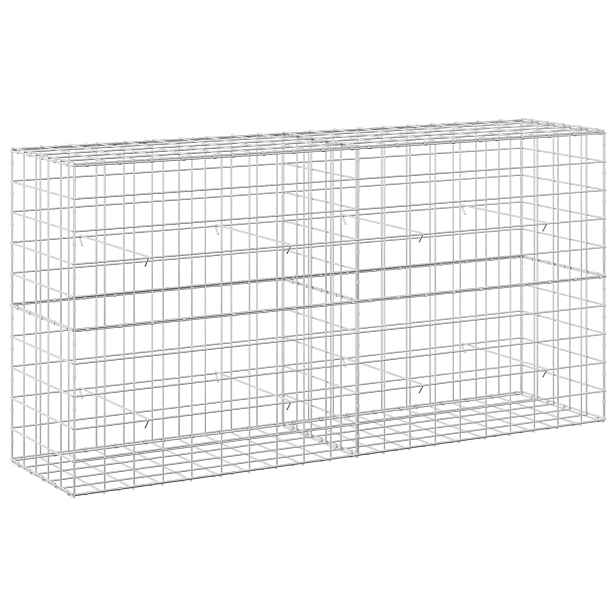 vidaXL Gabion s drátem 5 mm a síťkou 10x10 cm 200x50x100 cm