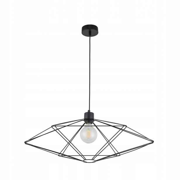 Závěsná lampa Vario Černá Nastavitelná Výška E27 73 cm Sigma Lighting