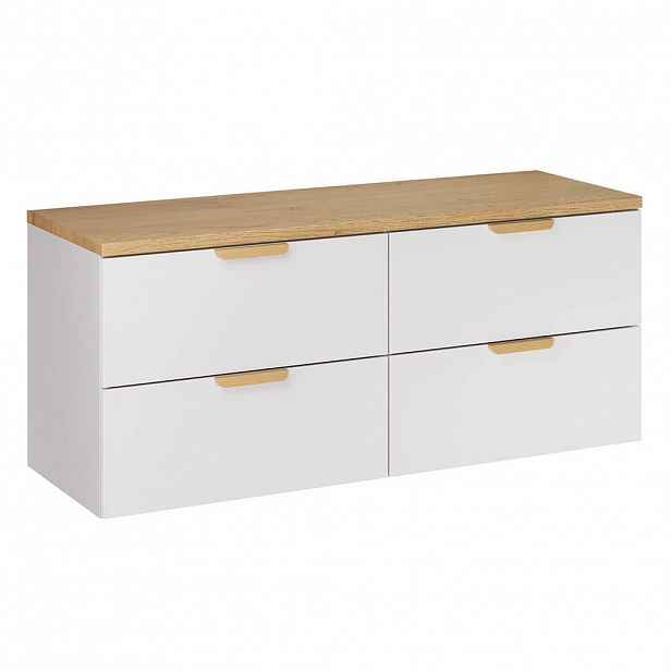 Petits-meubles SKŘÍŇKA POD UMYVADLO 120.6cm Oria Bílá