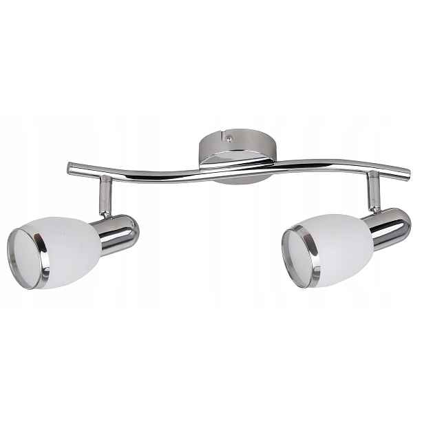 Nástěnný a stropní reflektor chrom bílý E14 2x40W Elite 6061 Rabalux