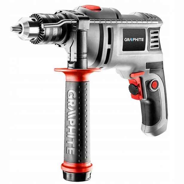 Příklepová Vrtačka 650 W, Klíčový Držák 13 MM, 0-3000 Ot/min, Kufr